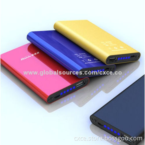Portable Power Bank, 4,400mAh Li-polymer, Small Size, Metal Cover, PB26